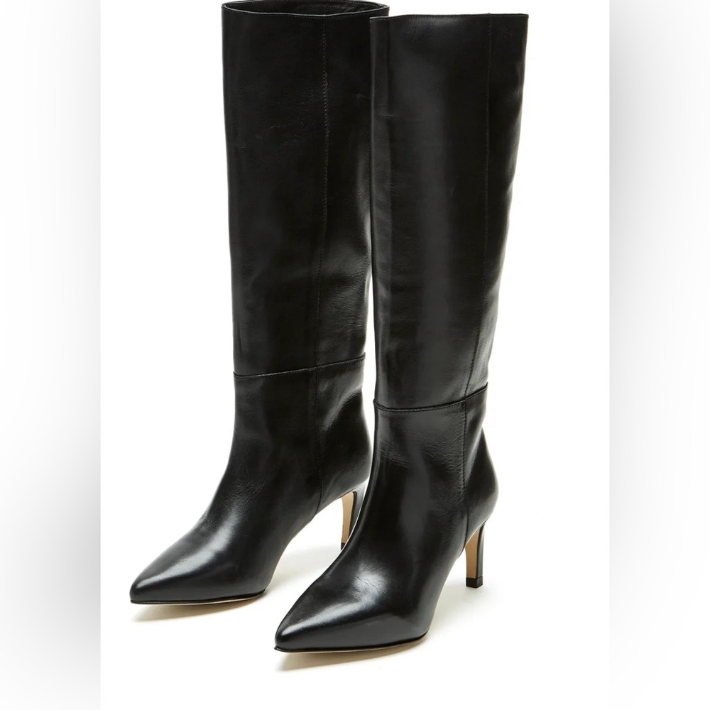Sister x Soeur London Leather Knee-High Boot | Size 38
